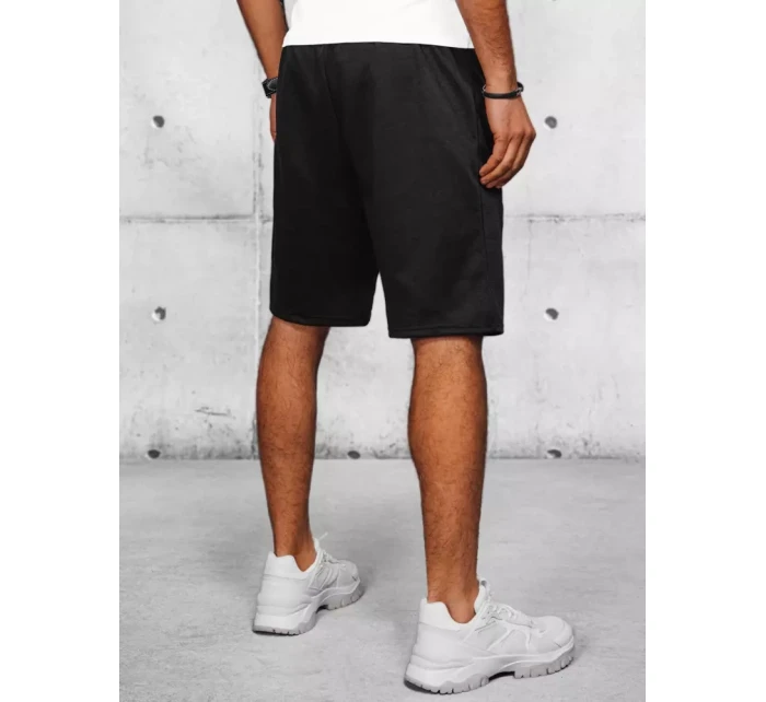 Pánské černé teplákové kraťasy Dstreet model 21968485 - FashionStreet Pánské černé teplákové kraťasy Dstreet model 21968485 - FashionStreet