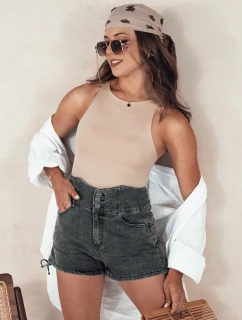 Dámske džínsové šortky JEANLOVE black FashionStreet SY0377