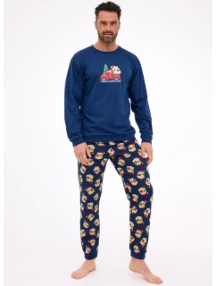Cornette pyžamo 115/290 Teddy 2 dĺžka/r Vianoce S-2XL pánske