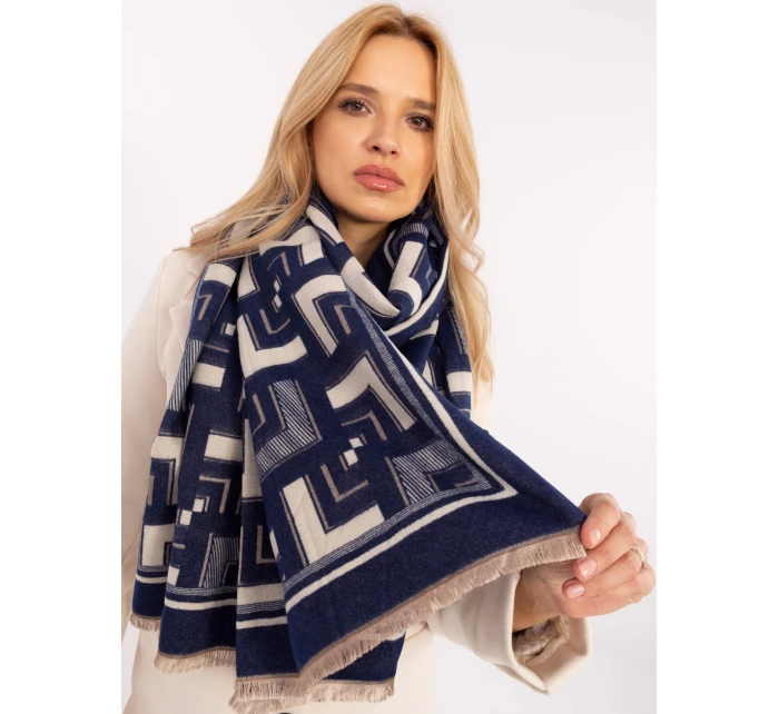 Šatka AT SZ 23158.32 tmavo modrá a biela