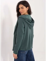 Mikina D68450M01066D1 tmavozelená