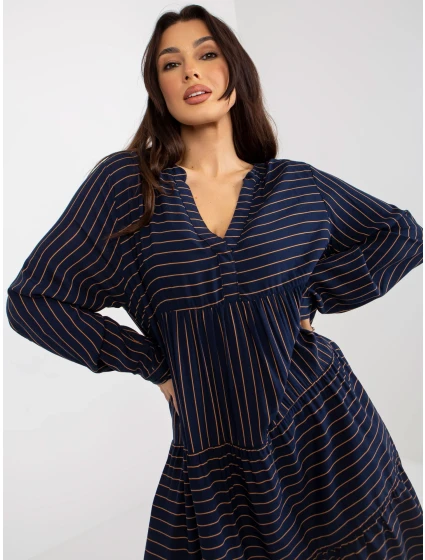 Šaty model 17790655 tmavě modré - FPrice