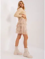 Sukně TW SD BI 0517.84 velbloudí