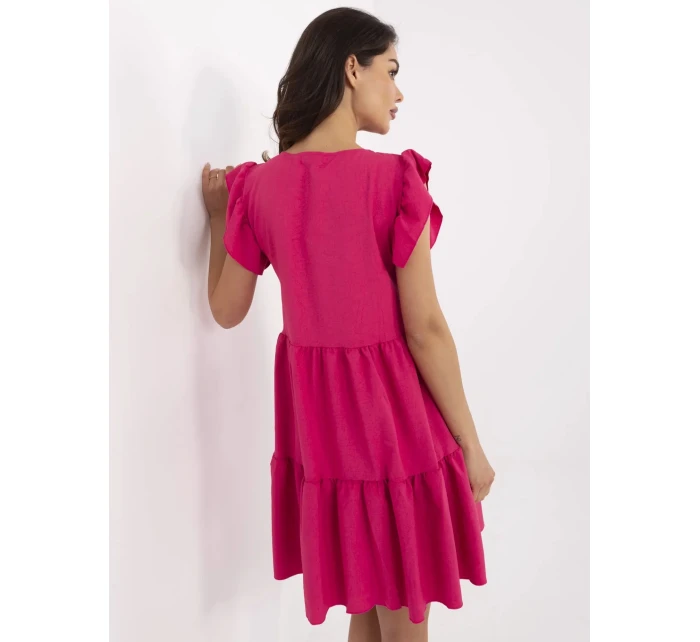 Sukienka WN SK model 21135194 fuksjowy - FPrice Sukienka WN SK model 21135194 fuksjowy - FPrice