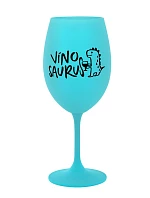 VÍNOSAURUS - tyrkysový pohár na víno 350 ml