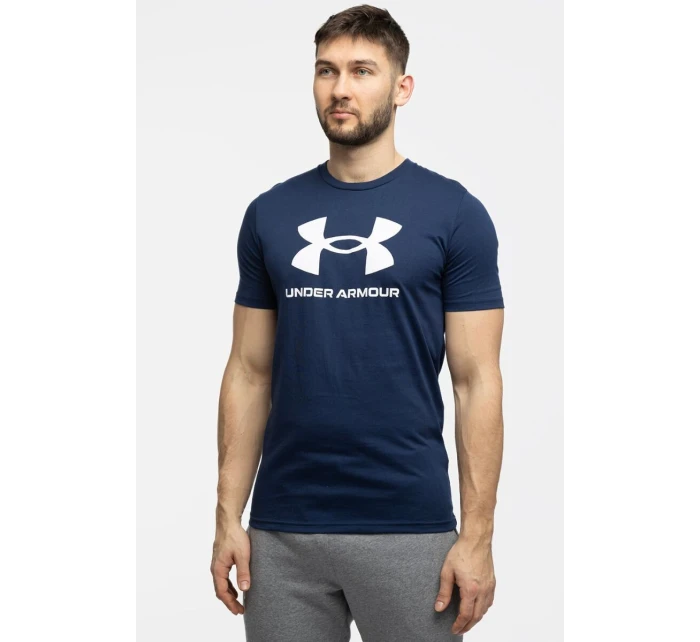 Pánske tričko 1382883 408 Tmavomodrý vzor - Under Armour