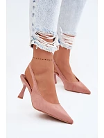 Sandále na podpätku model 226919 Vykročte štýlovo