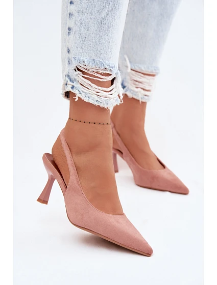 Sandále na podpätku model 226919 Vykročte štýlovo