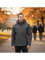 Geographical Norway Techno DB MEN 056 WU1060H/GN-DARK GREY softshellová bunda Geographical Norway Techno DB MEN 056 WU1060H/GN-DARK GREY softshellová bunda
