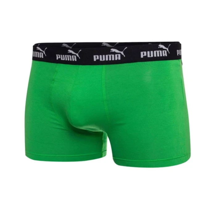 Pánske boxerky Puma 2-Pack zelená šedá pohodlná bavlna Pánske boxerky Puma 2-Pack zelená šedá pohodlná bavlna