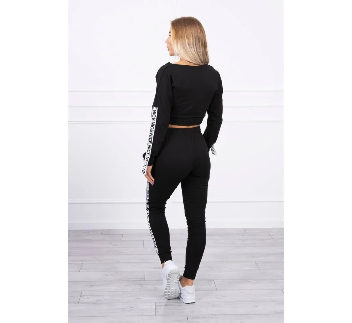 Sada s ozdobnými model 18746076 černé barvy - K-Fashion