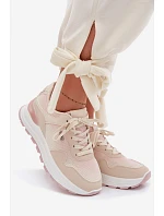 Dámské tenisky na platformě Béžové model 22099931 - Boto