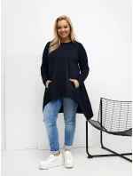 Blúzka RV BZ 7054 1.06 tmavomodrá