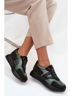 Dámske tenisky na platforme Vinceza - tmavozelené Dámske tenisky na platforme Vinceza - tmavozelené