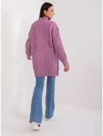 Dámske svetrové šaty AT SW 2367 1.35P Purple - FPrice