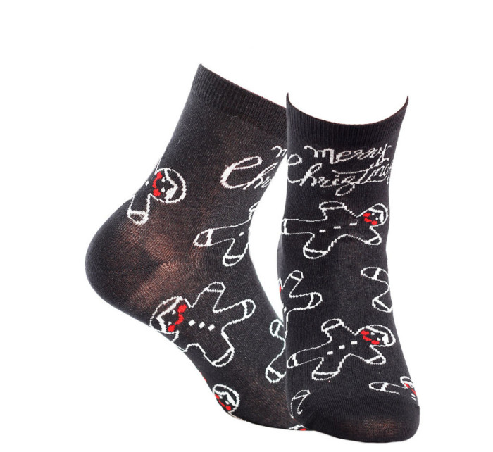 Dámske sviatočné vzorované ponožky
