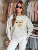 Dámska nadrozmerná mikina so srdcom SERDUCHOVA sivá FashionStreet BY1440 Dámska nadrozmerná mikina so srdcom SERDUCHOVA sivá FashionStreet BY1440