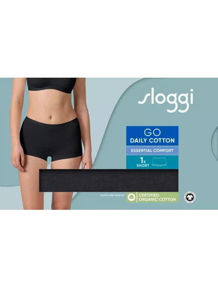 sloggi GO Daily Cotton Short – čierna – SLOGGI čierna – SLOGGI sloggi GO Daily Cotton Short – čierna – SLOGGI čierna – SLOGGI