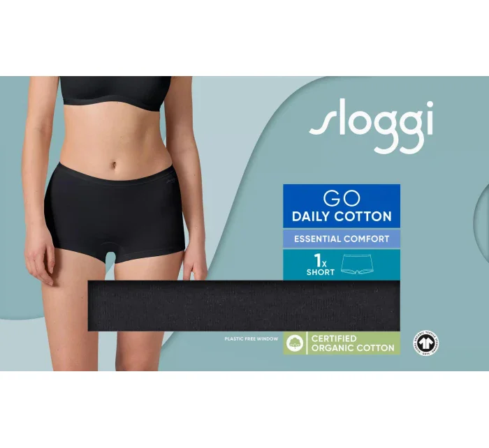 sloggi GO Daily Cotton Short - BLACK - SLOGGI BLACK - SLOGGI sloggi GO Daily Cotton Short - BLACK - SLOGGI BLACK - SLOGGI