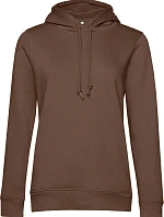 B&C Inspire Hooded /women_° Dámska mikina s kapucou 01.W34B mocha