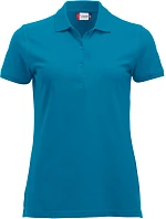 Classic Marion S/S Dámské piqué polo z těžké bavlny model 22457451 turquoise - Clique