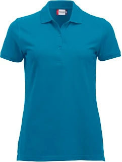 Classic Marion S/S Dámské piqué polo z těžké bavlny model 22457451 turquoise - Clique