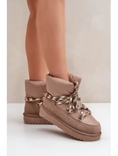 Semišové Sněhule Dámské S   Taupe model 21679986 - D.Franklin