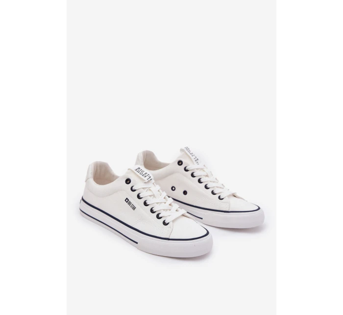 Nízké Pánské Tenisky Big Star model 21686436 Bílé - Big Star Shoes Nízké Pánské Tenisky Big Star model 21686436 Bílé - Big Star Shoes
