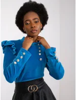 Halenka DHJ BZ model 17063851 tmavě modrá - FPrice Halenka DHJ BZ model 17063851 tmavě modrá - FPrice