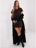 Šaty RV SK 5672.03P tmavohnedé Šaty RV SK 5672.03P tmavohnedé