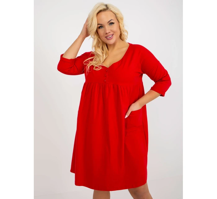 RV šaty SK 8529.37P červená