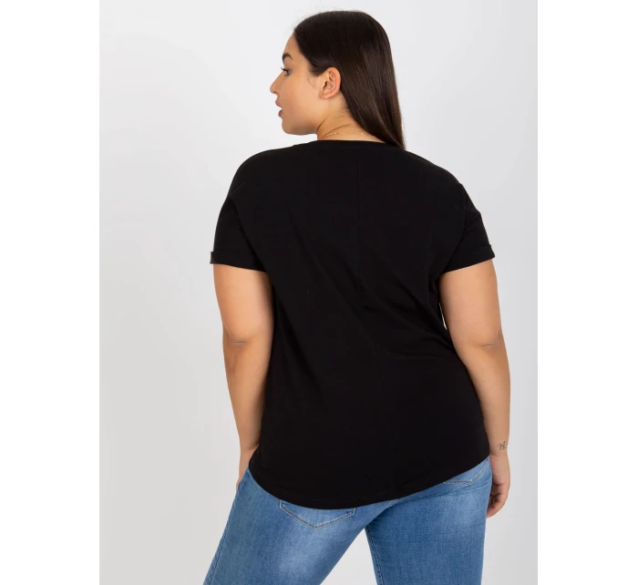 Tričko RV TS 7776.02P čierna Tričko RV TS 7776.02P čierna