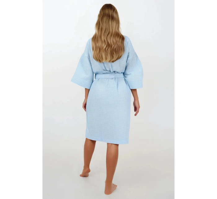 Modrý dámský župan - Momenti Per Me Modrý dámský župan - Momenti Per Me