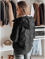 FashionStreet dámska čierna bunda TY4240