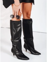 Dámske čierne topánky FashionStreet ZY1190 Dámske čierne topánky FashionStreet ZY1190