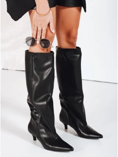 Dámske čierne topánky FashionStreet ZY1190