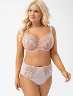 Nohavičky Gorsenia B 012 Bella, brazílsky strih, béžové, veľkosti S–2XL