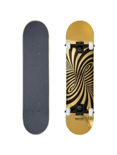 Rocket Twisted Foli Gold 7,5" skateboard RKT-COM-1555