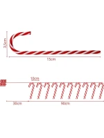 SVETLÁ GIRLANDA 10 VIEDOL LÍZATKO TYČINKY VIANOČNÝ STROMČEK TEPLÁ BIELA LUCA