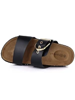 Dámské žabky s přezkou černé model 22097321 - Potocki Dámské žabky s přezkou černé model 22097321 - Potocki