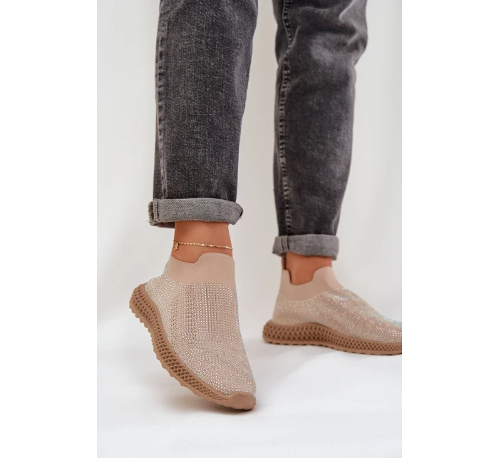 Dámské Sportovní Boty S Ozdobou D&A model 21685938 Béžové - S.Barski