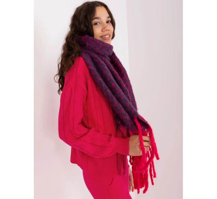 Šatka AT SZ 23125.75 tmavo modrá a červená Šatka AT SZ 23125.75 tmavo modrá a červená