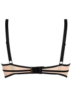 Podprsenka Zephyr V-7001 béžová/čierna - Axami