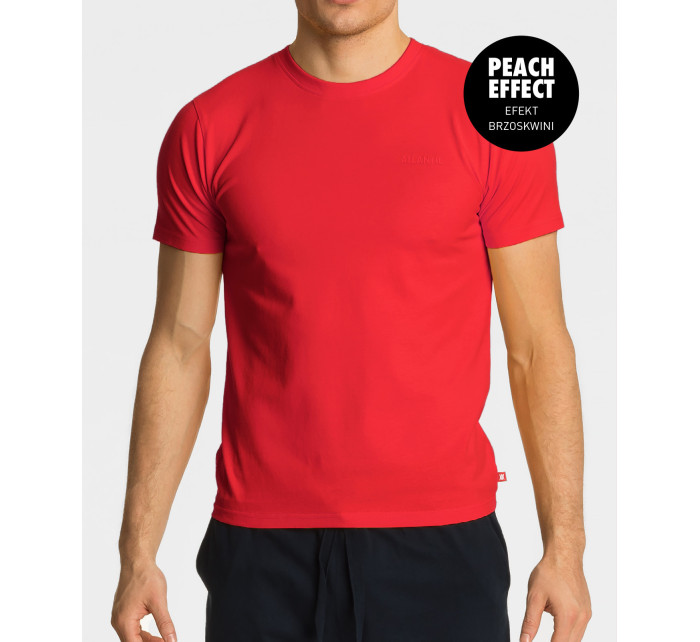 Pánske tričko s krátkym rukávom ATLANTIC - svetlo červená