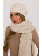 Dámska čiapka M897 Ecru - MOE