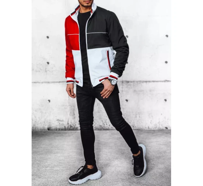 FashionStreet pánska prechodná biela bunda TX4352