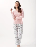 Dámske pyžamo Luna 675 dĺžka/r 3XL Z24/25