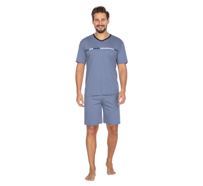Pánské pyžamo 454 blue - REGINA