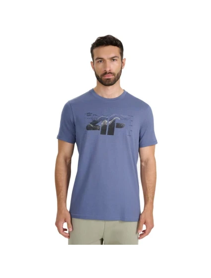 Pánske tričko 4F M2359 denim 4FWAW25TTSHM2359 32S pánske