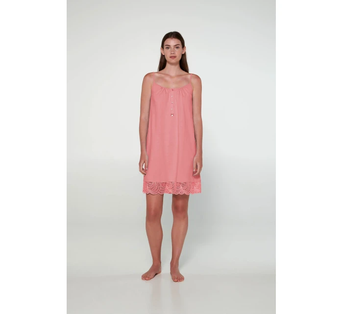 Noční košile s knoflíkovou légou model 19697282 - Vamp Noční košile s knoflíkovou légou model 19697282 - Vamp